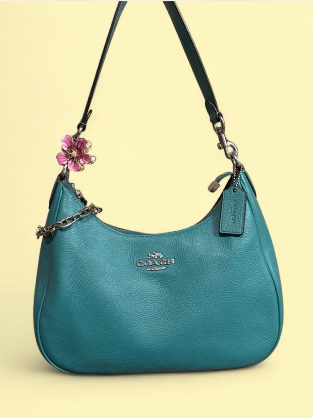 Coach Teal Terri hobo shoulder bag